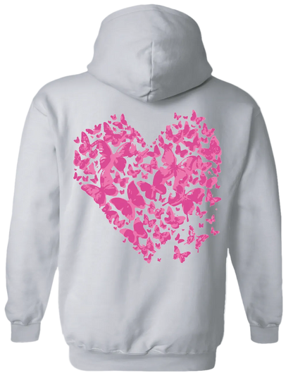 Heart Hoodie (Grey)