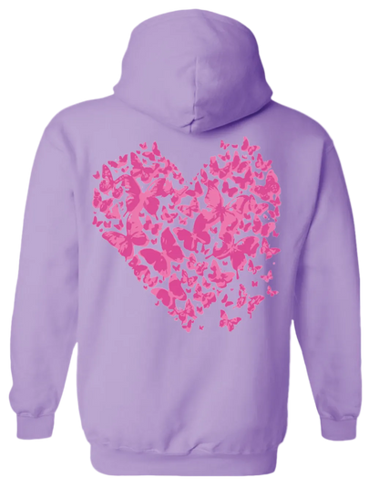 Heart Hoodie (Purple)