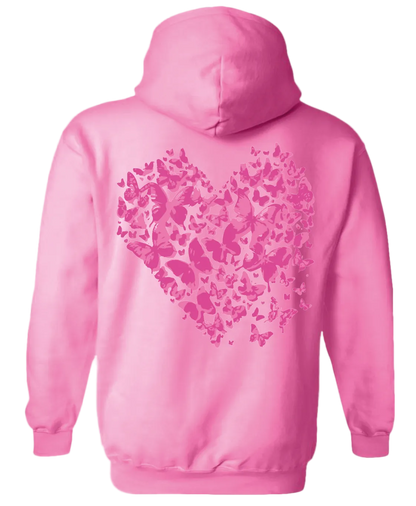 Heart Hoodie (Pink)
