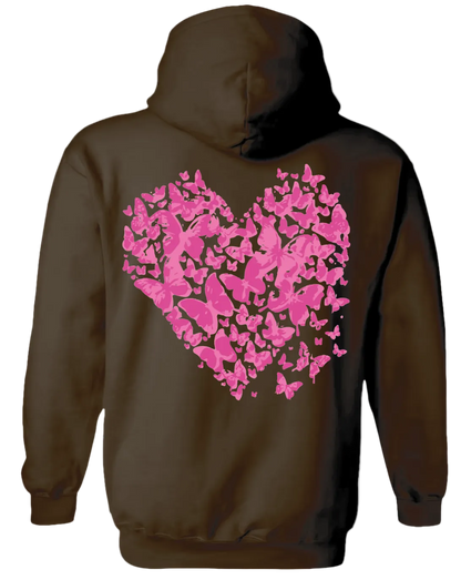 Heart Hoodie (Brown)