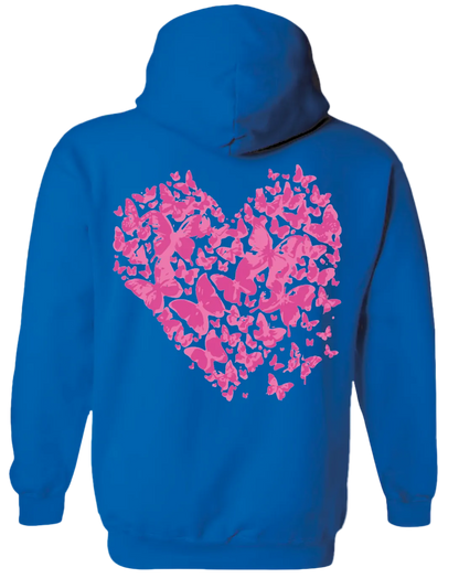 Heart Hoodie (Blue)