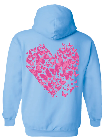 Heart Hoodie (Blue)