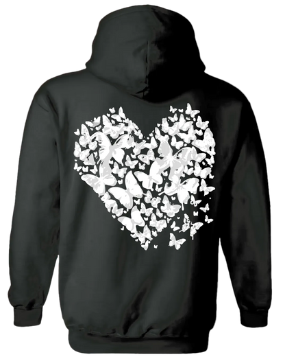 Heart Hoodie (Black)