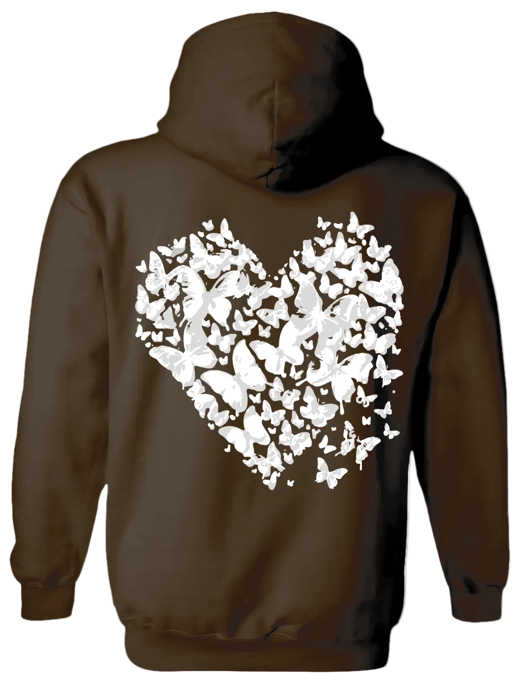 Heart Hoodie (Brown)