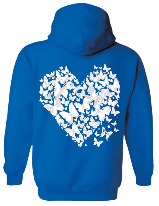 Heart Hoodie (Blue)