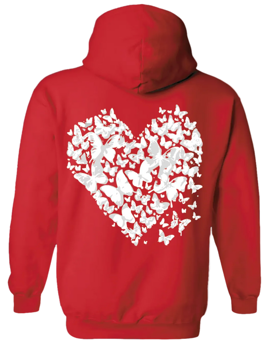 Heart Hoodie (Red)