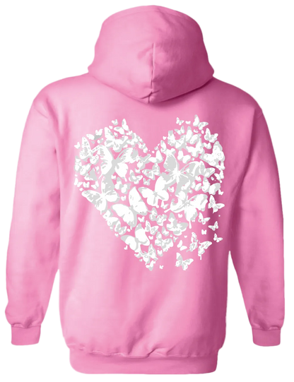 Heart Hoodie (Pink)