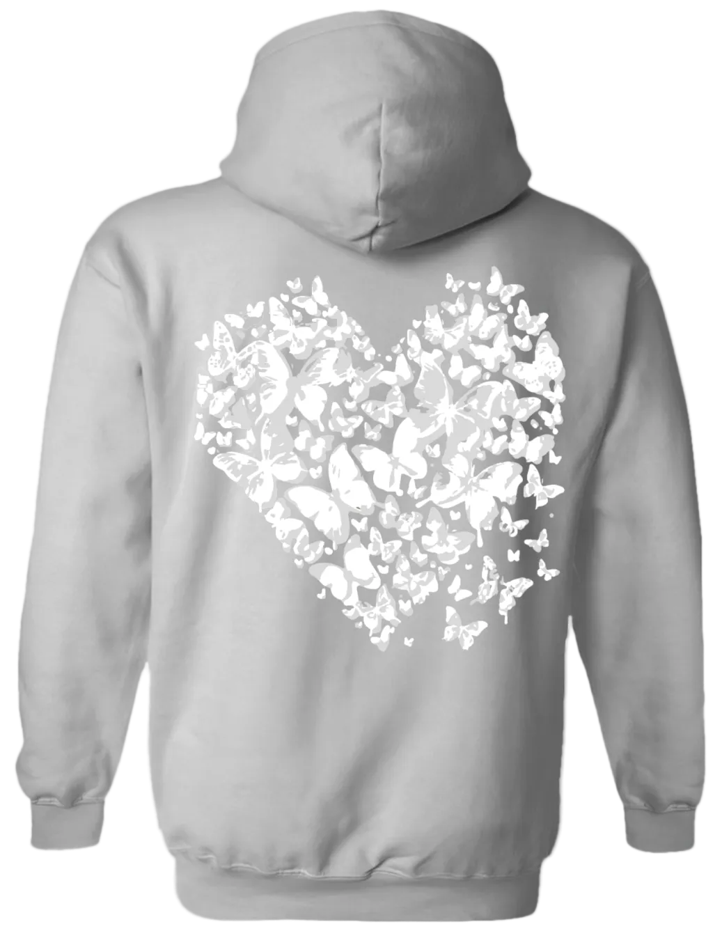 Heart Hoodie (Grey)