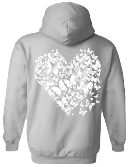 Heart Hoodie (Grey)