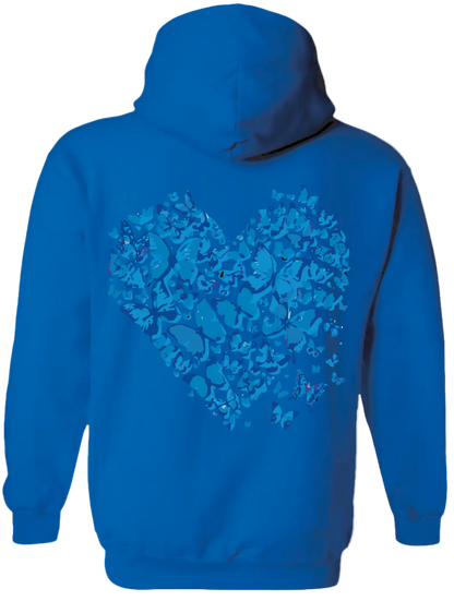 Heart Hoodie (Blue)