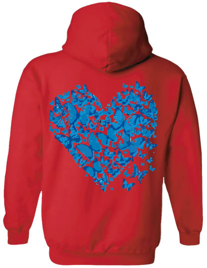 Heart Hoodie (Red)