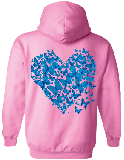 Heart Hoodie (Pink)