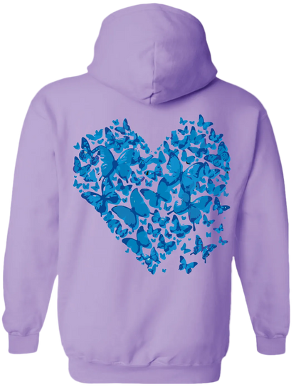 Heart Hoodie (Purple)