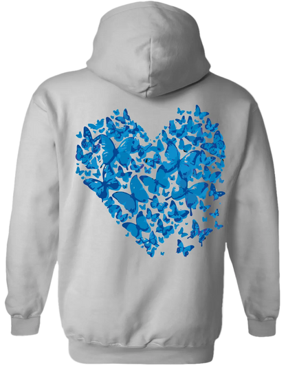 Heart Hoodie (Grey)