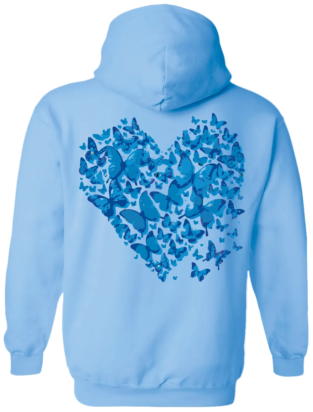 Heart Hoodie (Blue)