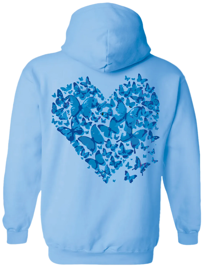 Heart Hoodie (Blue)