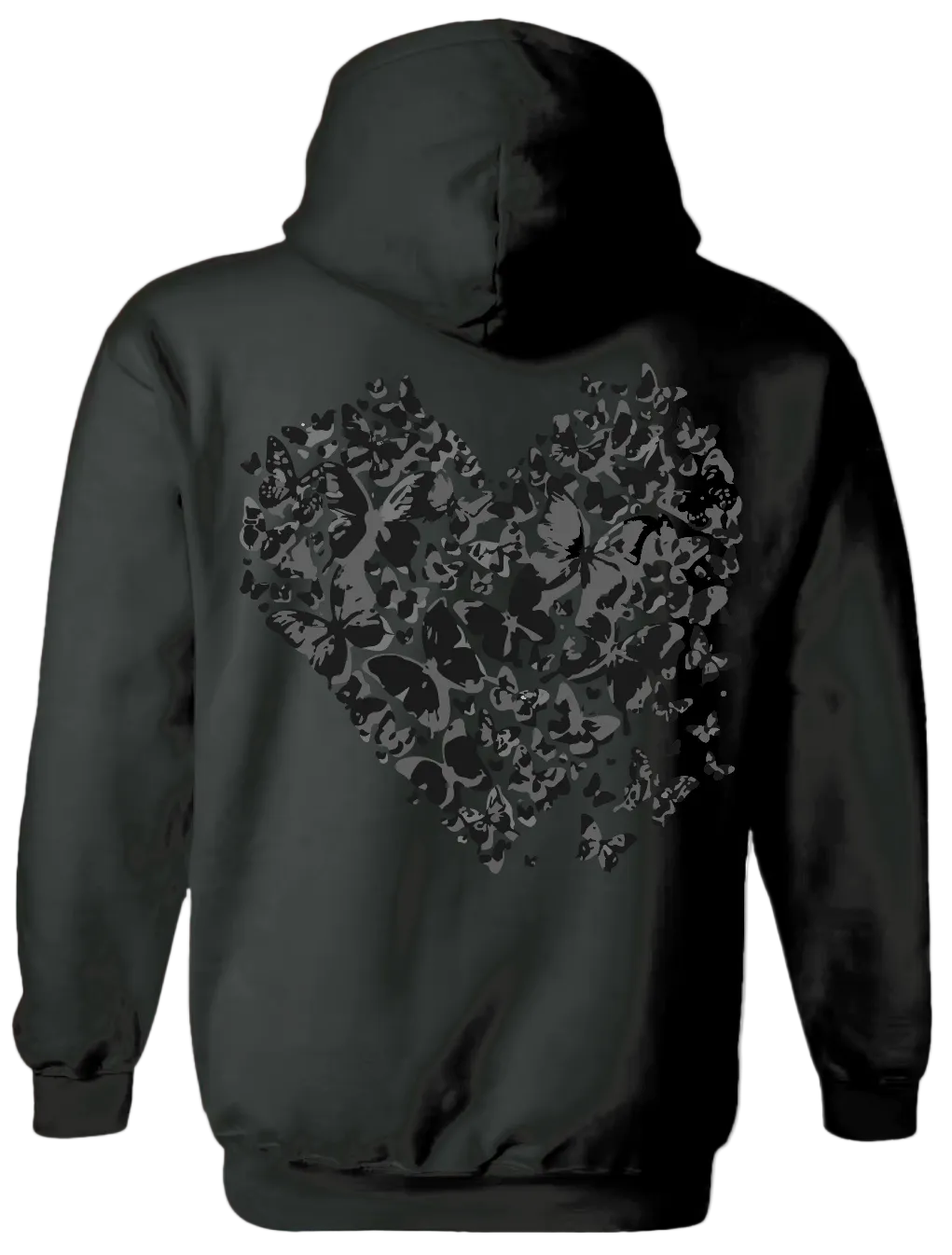 Heart Hoodie (Black)