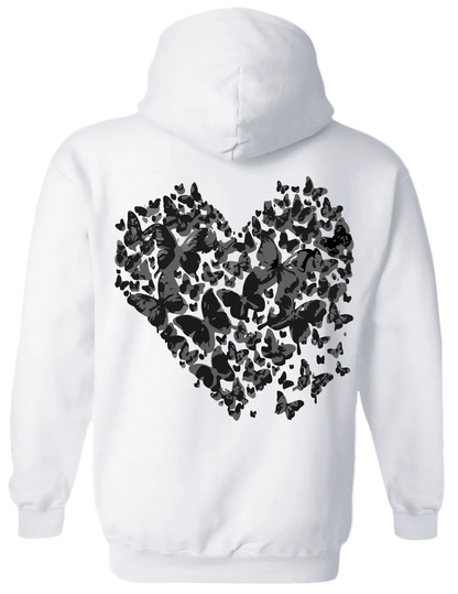 Heart Hoodie (White)