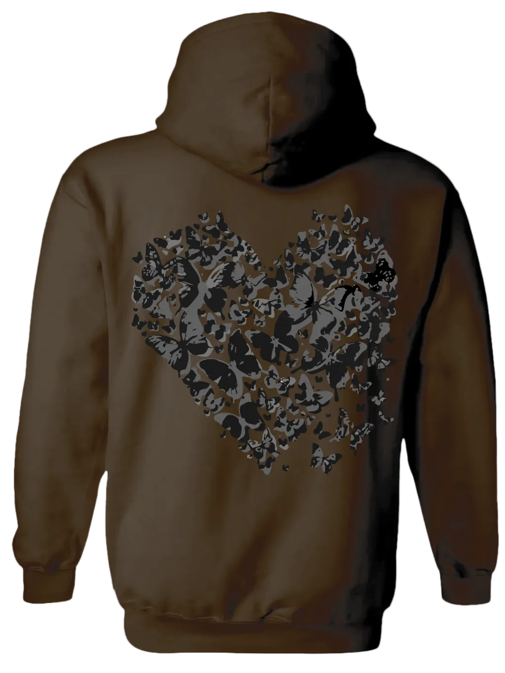 Heart Hoodie (Brown)