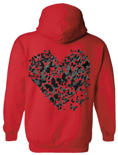 Heart Hoodie (Red)