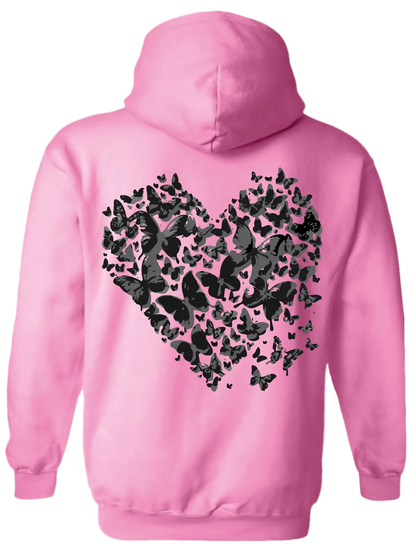 Heart Hoodie (Pink)