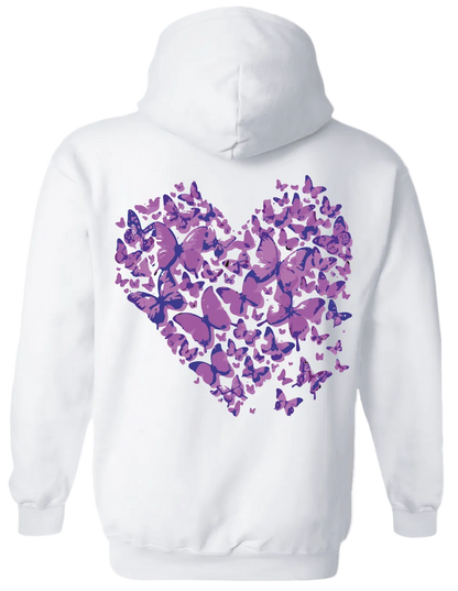 Heart Hoodie (White)