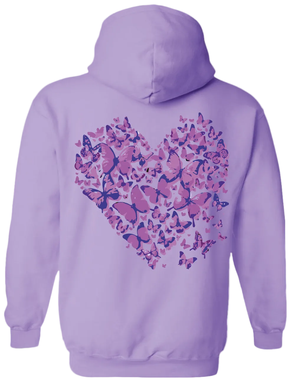 Heart Hoodie (Purple)