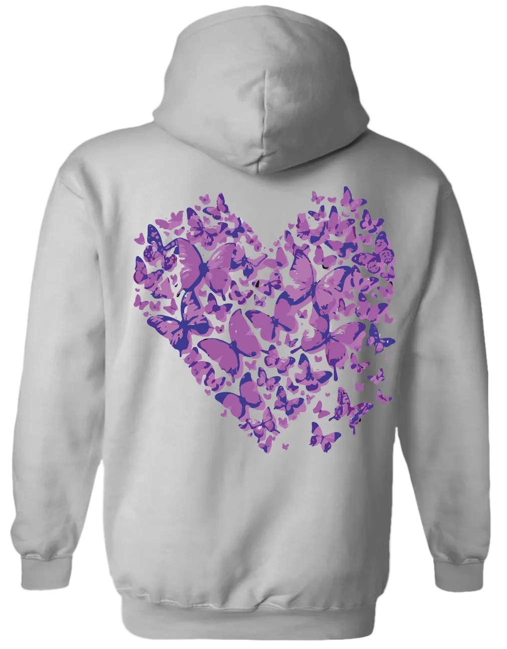 Heart Hoodie (Grey)