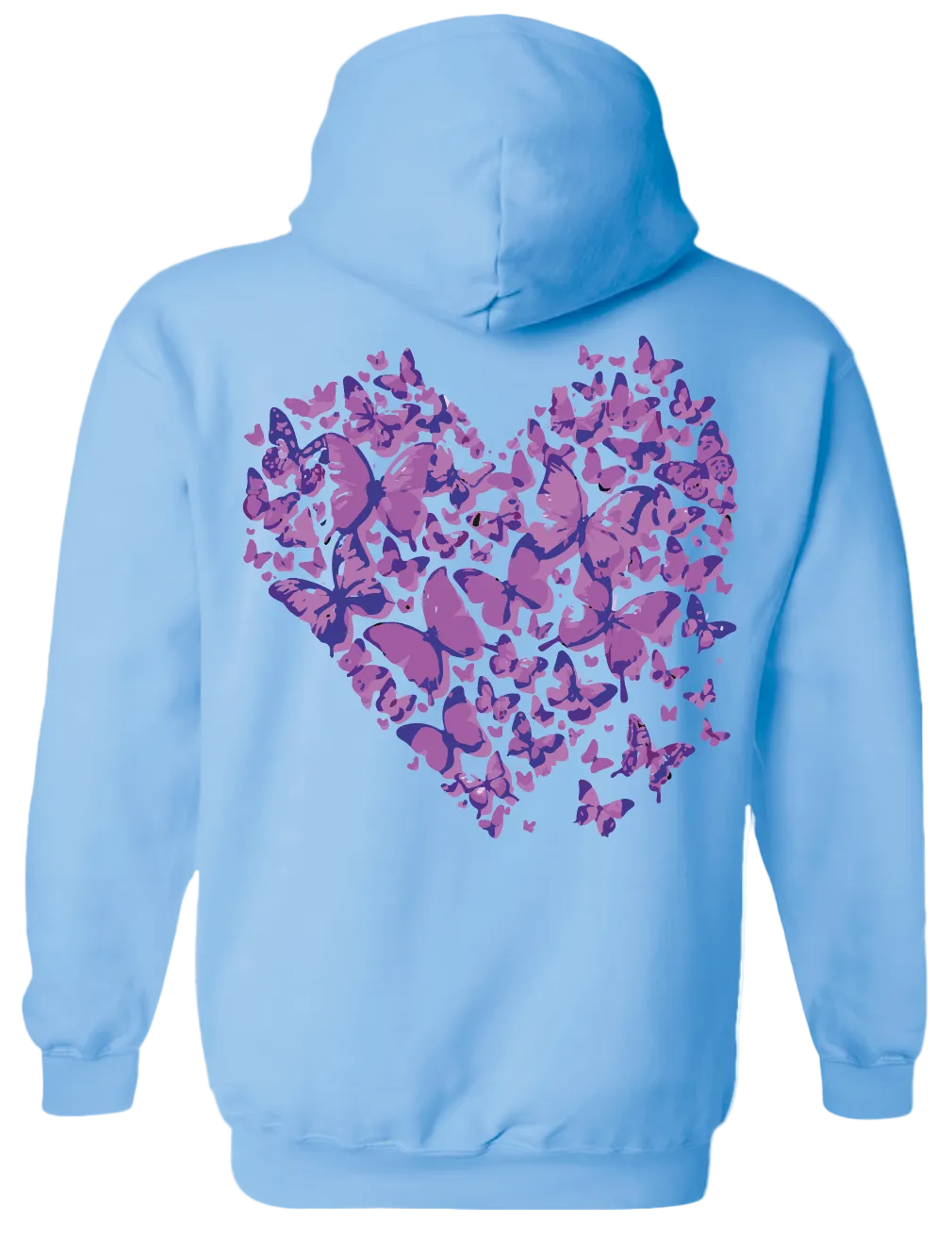 Heart Hoodie (Blue)