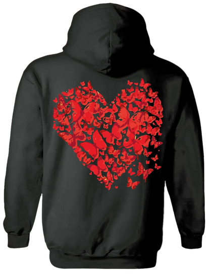 Heart Hoodie (Black)