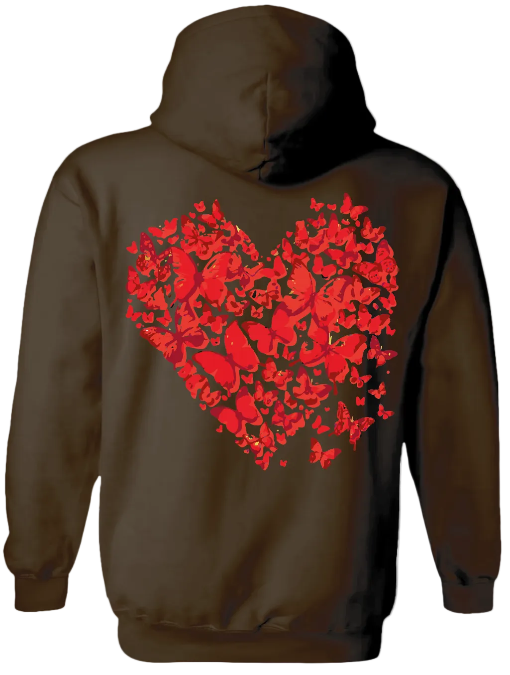 Heart Hoodie (Brown)
