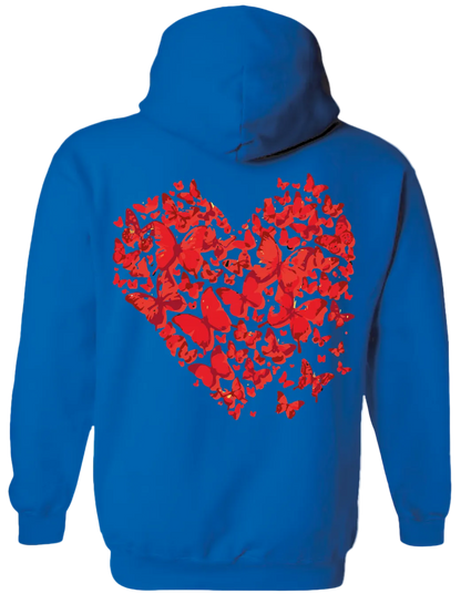 Heart Hoodie (Blue)