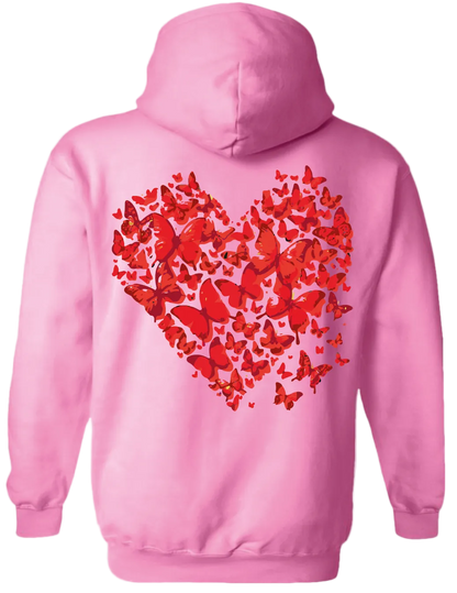 Heart Hoodie (Pink)