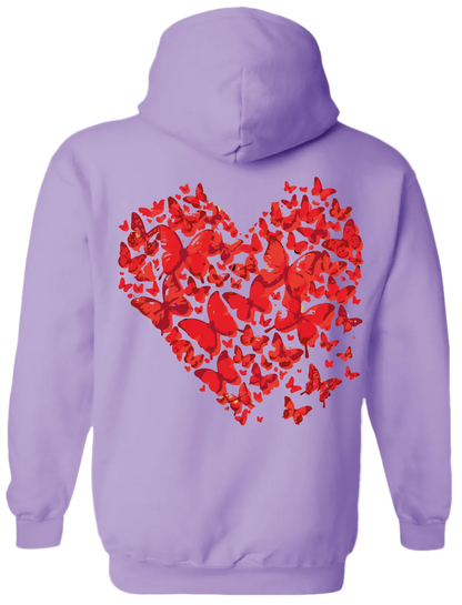 Heart Hoodie (Purple)