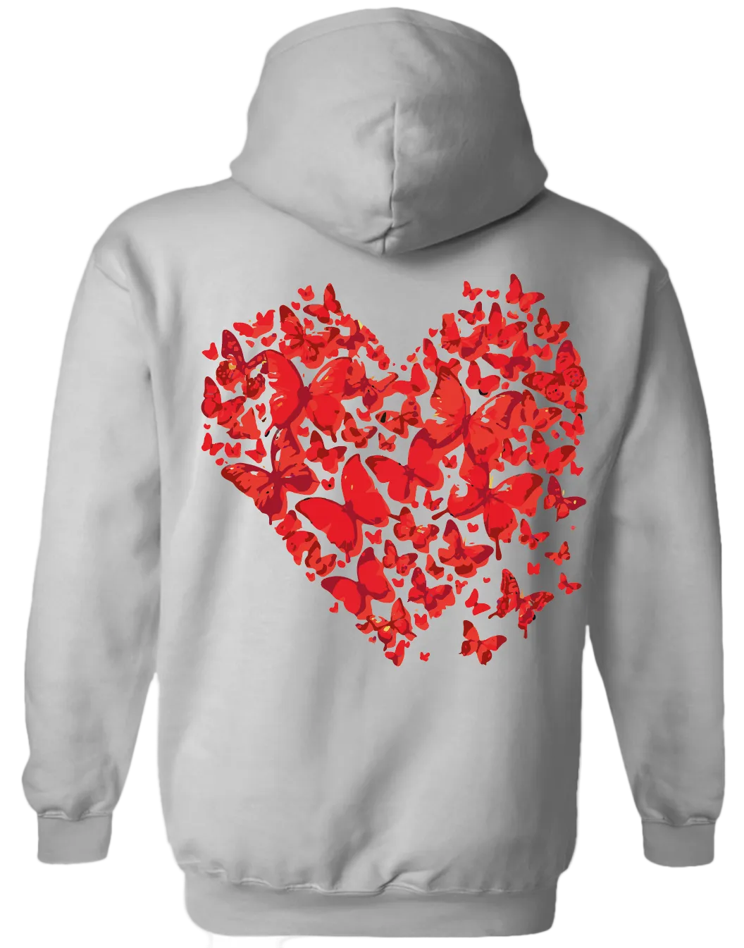 Heart Hoodie (Grey)