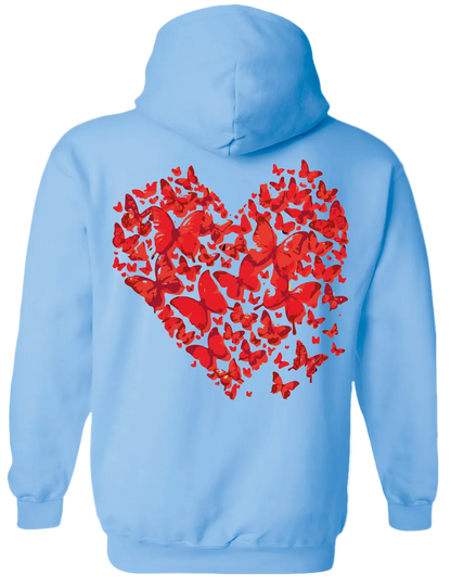 Heart Hoodie (Blue)