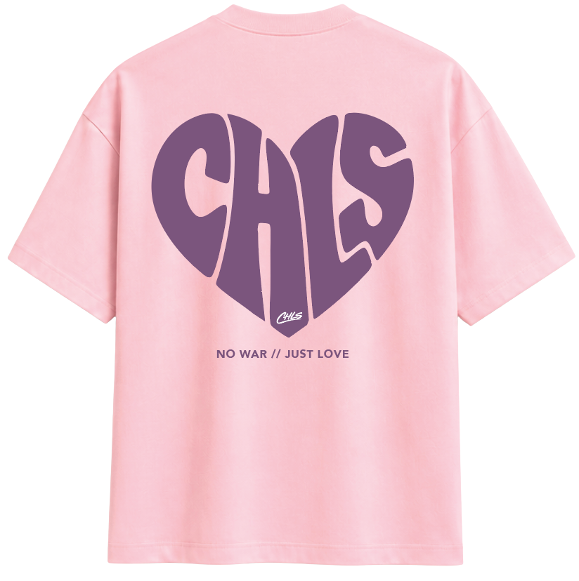 NO WAR // JUST LOVE (PINK/PURPLE)